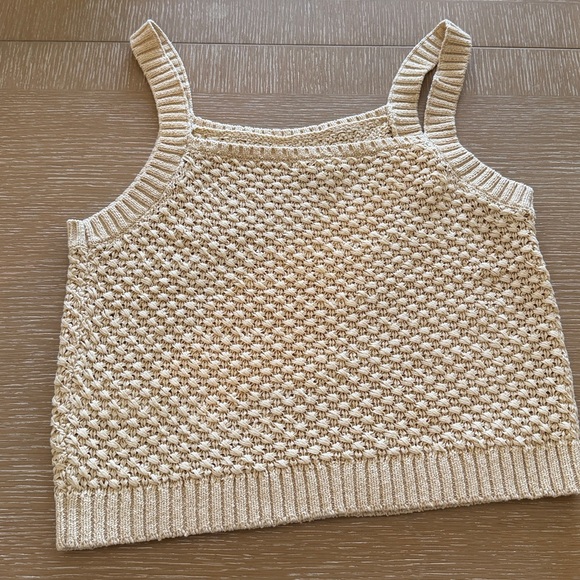 J. Crew Textured Knit Tank Top - Beige L - Picture 3 of 3